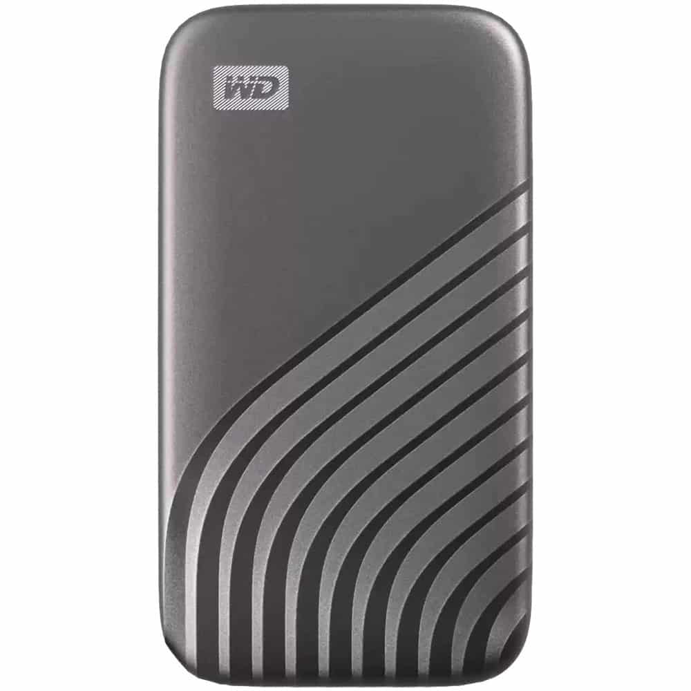 SSD Extern WD My Passport™ 4TB, USB 3.2 Gen2 Type-C/A, NVMe, Space Gray