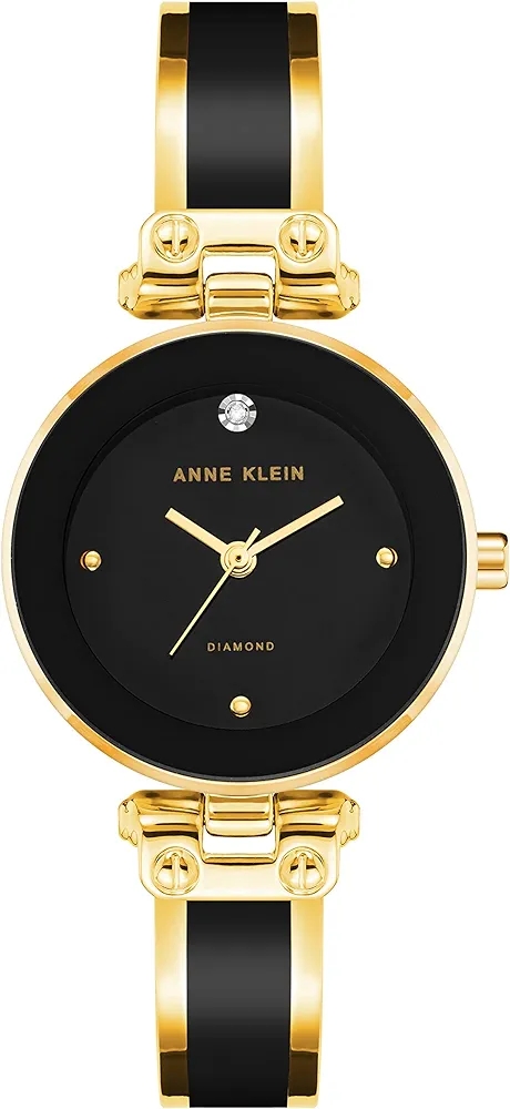 Ceas de damă Anne Klein cu cadran cu diamant autentic